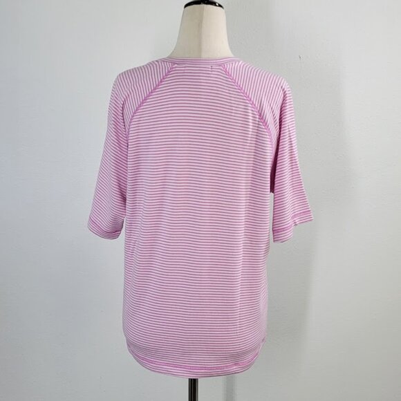 PJ SALVAGE striped pajama top short sleeve Sz S NEW - Picture 4 of 7